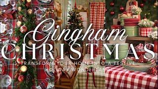 Gingham Christmas Decor Ideas: Cozy Tips to Transform Your Home into a Festive Holiday Wonderland 