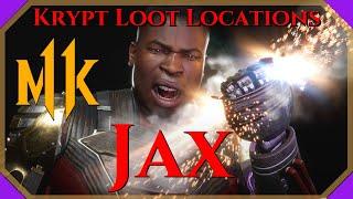 MK11 Krypt Jax Briggs Loot Locations - Guaranteed for Jax!