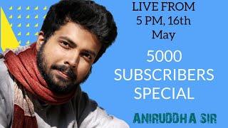 Live Q and A || 5000 Subscriber Special || The Civil Guruji || Aniruddha Sir