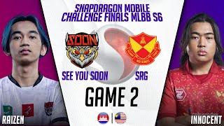 SEE YOU SOON vs SELANGOR RED GIANTS GAME 2 | SYN vs SRG GAME 2 | ESL SNAPDRAGON