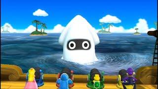 Mario Party 9 Playthrough Part 4 (Blooper Beach!)