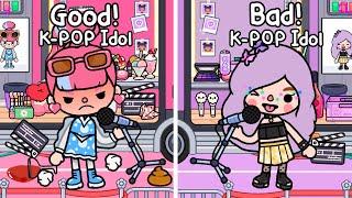 Good vs Bad K-POP IDOL  Sad Story | Toca Life World | Toca Life Story | Toca Boca