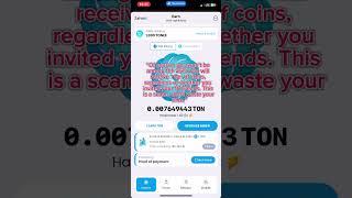 tonne app telegram cryptogam ...scam