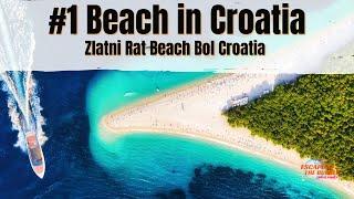 #1 Best Beach in Croatia Zlatni Rat Beach Croatia | American Travel Family Vlog