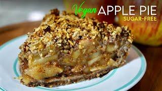 VEGAN APPLE PIE ️ gluten-free, sugar-free, and scrumptious for the holidays!