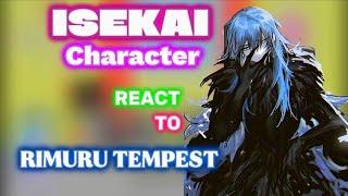 Isekai characters react to Rimuru Tempest