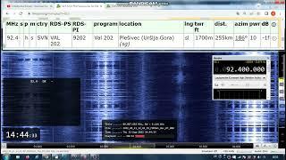 FM DX TS - 110822 1245UTC - 92.4 Val 202 (SVN) Plešivec (Uršlja Gora) (sg) 10kW 255km