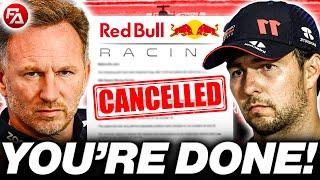 Perez Receives TERRIBLE NEWS from Red Bull after SHOCKING Statement!