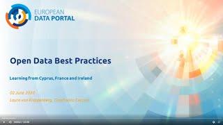 Open data best practices in Europe: Cyprus, France and Ireland