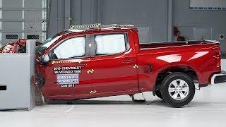 2019 Chevrolet Silverado 1500 crew cab driver-side small overlap IIHS crash test