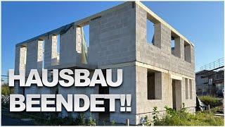 Bau beendet Gerüst abgebaut | Hausbau Blog #85