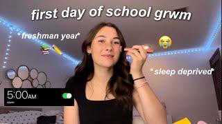 GRWM for the first day of school *freshman year*