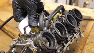 How To Clean CBR600 Carburetors With Death Talk