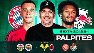 PALPITES DE FUTEBOL PARA HOJE 20 12 2024 (SEXTA-FEIRA) + BILHETE PRONTO | Boleiros Tips