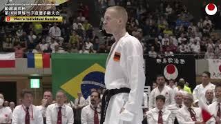 JKA World Championships 2024 Karate, Tom Priebernig vs. Yusuke Haga, Mawashi Ippon