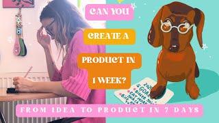 From idea to product in 7 days - a cozy vlog with dachshunds and a small shop