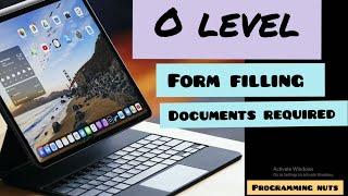 O level examination  form filling full detail || application form.