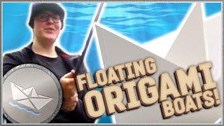Playing with paper boats!  | #BADGEBATTLE