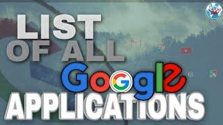 LIST OF ALL GOOGLE APP'S | all google applications | Google ke sare apps #technicalroway