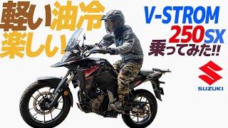 スズキ V-STROM 250SX 乗ってみた！【モトブログ】SUZUKI V-STROM 250SX Motorcycle review in JAPAN #ツーリング #モトブログ #バイク