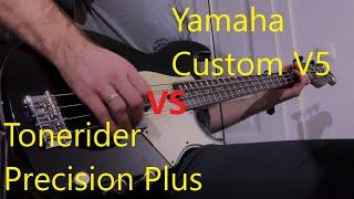 Precision bass pickups comparison - Yamaha Custom V5 vs Tonerider Precision Plus