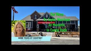 New Homes for sale in Castle Rock Colorado - Mesa Model by Taylor Morrison at Macanta - Real Estate