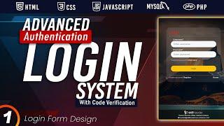 Ultimate Login System in HTML CSS JS PHP MYSQL Part 1