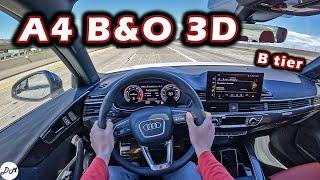 2024 Audi A4/S4 – 19-speaker Bang & Olufsen 3D Sound System Review