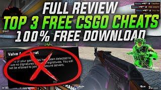 BEST TOP 3 FREE CSGO CHEATS FOR 2021 | REVIEW + DOWNLOAD