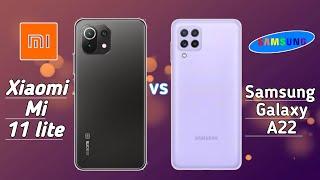 Mi 11 lite vs Samsung a22 || Samsung a22 vs mi 11 lite full comparison