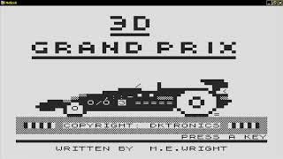 3D GRAND PRIX SINCLAIR ZX80 ZX 80 ZX81 ZX 81 Science of Cambridge Ltd