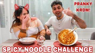 Challengy Andomi Ton - Prank la Araz akam // Spicy noodle challenge (Kurdish Vlog)