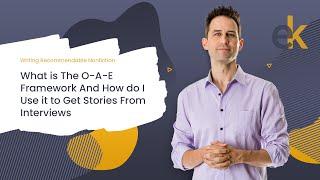Use O-A-E Framework to create an interview script || Interviewing for Nonfiction Books