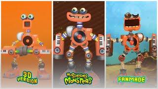 ALL 3D Wubbox vs ALL Wubbox My Singing Monsters  vs ALL Fanmade Wubbox  Redesign Comparisons ~ MSM