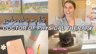 MY FIRST WEEK AS A PHYSICAL THERAPIST | week in my life new grad PT! (ft Comfytemp heating pad) 