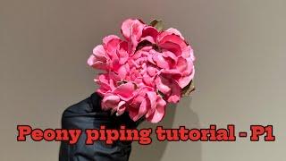 Hướng dẫn bắt hoa mẫu đơn - Peony Flower Cake Decorating Tutorial P1