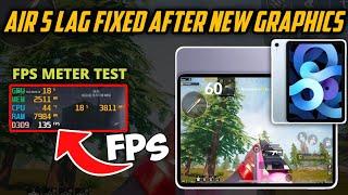 Finally iPad Air 5 Lag Test with FPS Meter After new Graphics Update in PUBG/BGMI 2024.