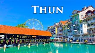 Thun, Switzerland 4K - One of The Most Beautiful Swiss Towns - Best Travel Destinations in The World