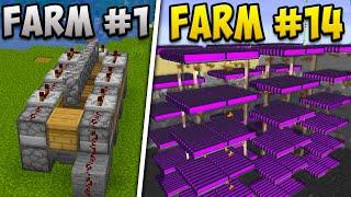 I Built Every MEGA Farm in Hardcore Minecraft