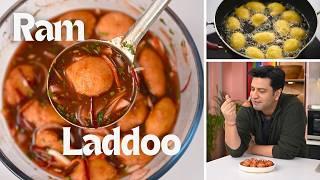 Amritsari Khatte Laddu Ki Chaat | खट्टे-मीठे-तीखे लड्डू | Indian Chaat | Street Food by Kunal Kapur