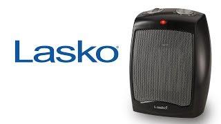 Lasko Ceramic Heater with Adjustable Thermostat, Model CD09250