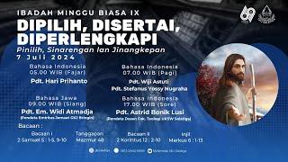 IBADAH MINGGU IX - Bahasa Jawa - 7 Juli 2024