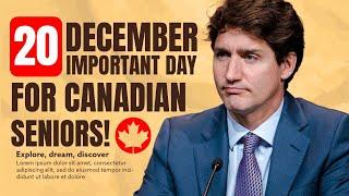 Important Day December 20: Canadian Seniors Receive OAS/CPP Payments | OAS Pension