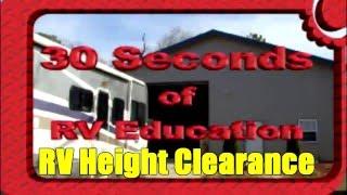 RV 101® - RV Driving Tips - How Tall is your RV