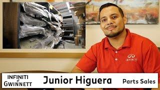 Meet Junior Higuera INFINITI of Gwinnett Parts Counter