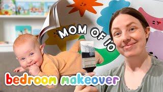 BEDROOM MAKEOVER | Mom of 10 w/ Twins + Triplets