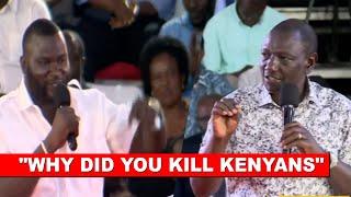 'WHY DID YOU KILL KENYANS DURING MAANDAMANO?' Listen to what this Kisumu Gen Z asked Ruto to face!