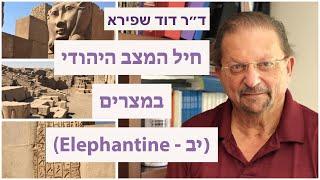 ד"ר דוד שפירא -  חיל המצב היהודי במצרים (יב Elephantine)