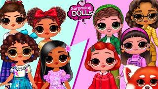 Encanto Isabela, Mirabel, Dolores and Turning Red Clothes Switch Up - DIY Paper Dolls & Crafts