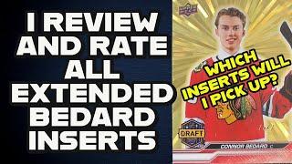 I review and rate all 2023-24 upper deck extended series Connor Bedard inserts [ hockey cards ]